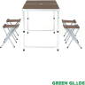 Набор мебели для пикника GREEN GLADE M790-2 коричневый